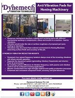 Vibration Damping Pads for Honing Machinery